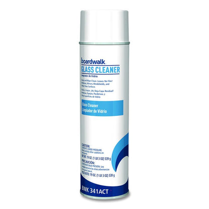 Heavy-Duty Glass Cleaner, Sweet Scent, 19 oz Aerosol Spray, 12/Carton
