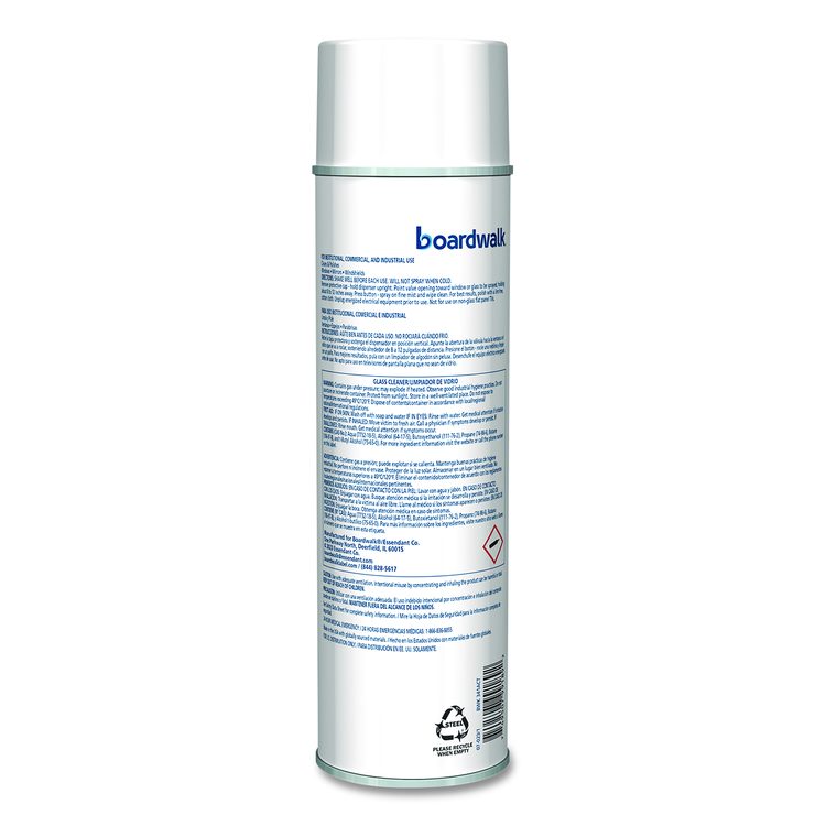 Heavy-Duty Glass Cleaner, Sweet Scent, 19 oz, Aerosol Spray