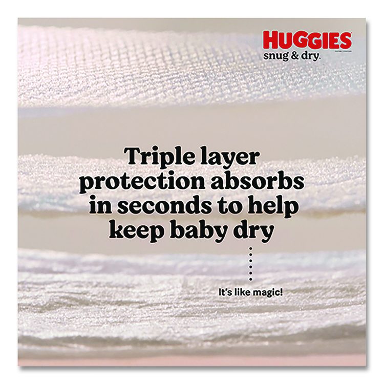 Snug and Dry Diapers, Size 3, 16 lbs to 28 lbs, 168/Carton