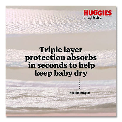 Snug and Dry Diapers, Size 3, 16 lbs to 28 lbs, 168/Carton