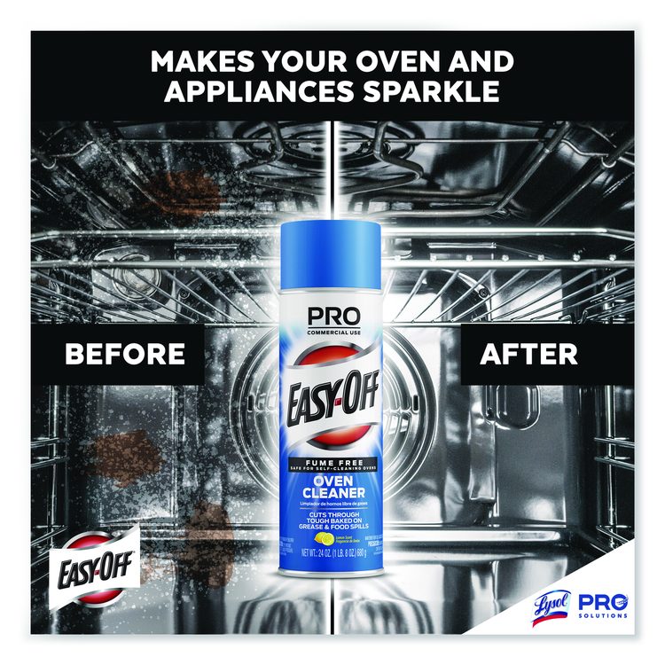 Fume-Free Max Oven Cleaner, Foam, 24 oz Aerosol Spray