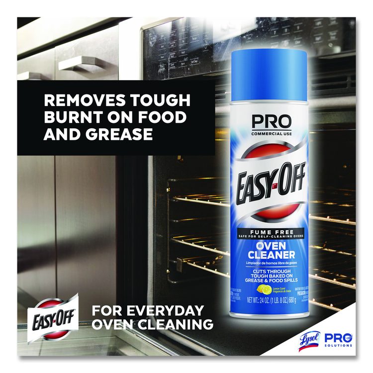 Fume-Free Max Oven Cleaner, Foam, 24 oz Aerosol Spray