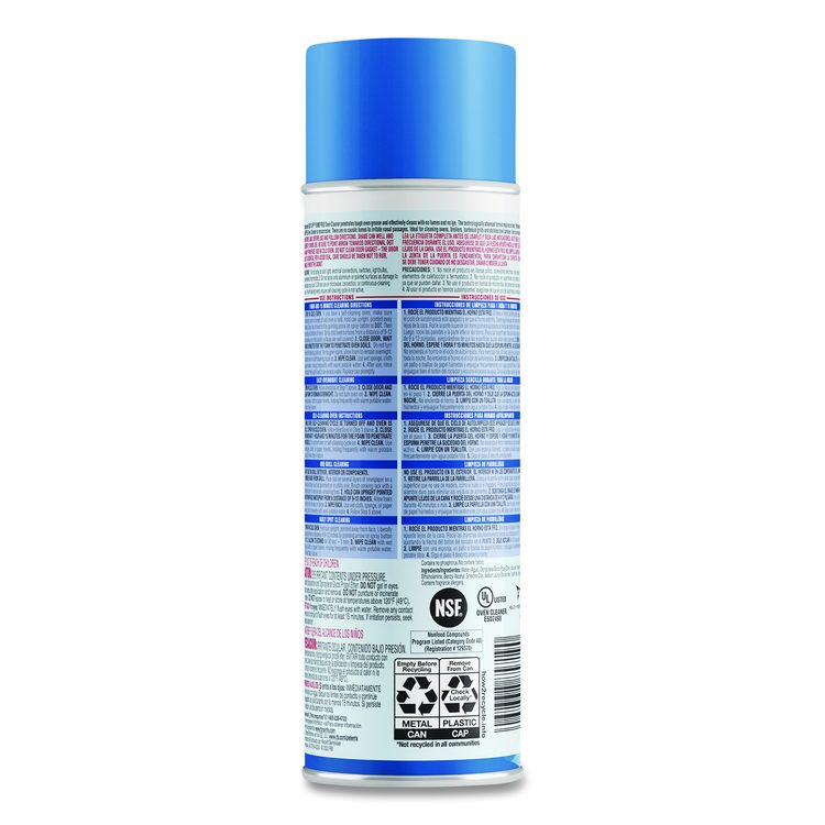 Fume-Free Max Oven Cleaner, Foam, 24 oz Aerosol Spray