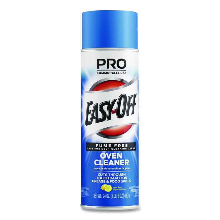 Fume Free Max Oven Cleaner, Foam, Lemon, 24 oz Aerosol Spray, 6/Carton
