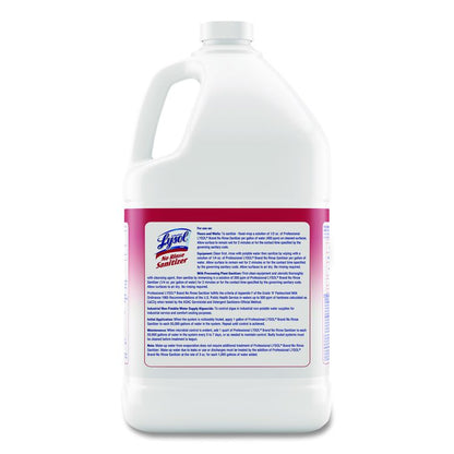 No Rinse Sanitizer Concentrate, Unscented, 1 gal Bottle, 4/Carton