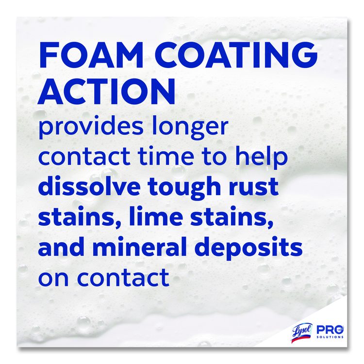 Disinfectant Foam Cleaner, Fresh Scent, 24 oz Aerosol Spray, 12/Carton