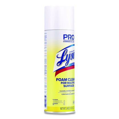 Disinfectant Foam Cleaner, Fresh Scent, 24 oz Aerosol Spray, 12/Carton
