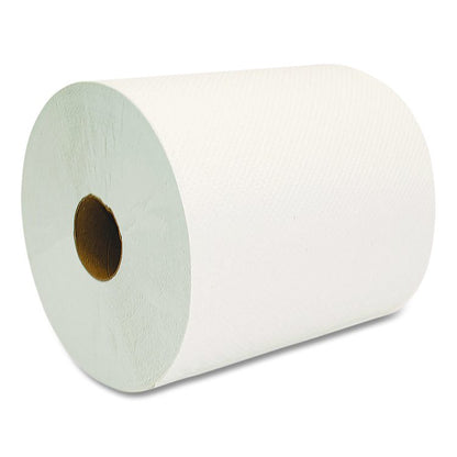 Boardwalk Green Universal Roll Towels, 1-Ply, 8" x 800 ft, Natural White, 6 Rolls/Carton