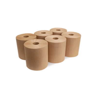 Boardwalk Green Universal Roll Towels - Natural, 1-Ply, 8" x 800 ft, 6 Rolls/Carton, 60 Cartons/Pallet