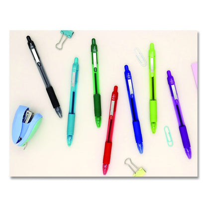 Z-Grip Ballpoint Pen, Retractable, Medium 1 mm, Assorted Artistic Ink and Barrel Colors, 24/Pack