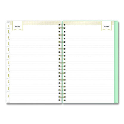 Day Designer "Secret Garden Mint" Academic Year Weekly/Monthly Notes Planner, 8 x 5, 12-Month (July to June): 2025-2026