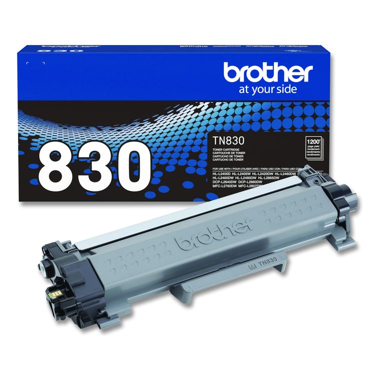 TN830 Toner, 1,200 Page-Yield, Black