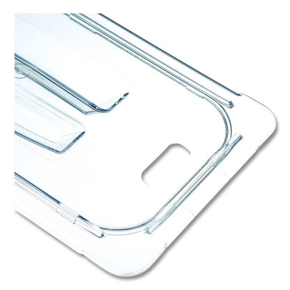 StorPlus Polycarbonate Handled Universal Lid, 7 x 12.5 x 0.88, Clear, Plastic