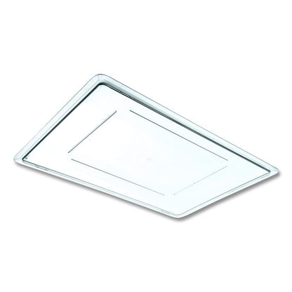 StorPlus Polycarbonate Food Storage Container Lid, 18 x 26 x 1.28, Clear, Plastic