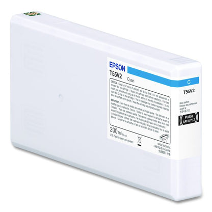 T55V200 (T55V) UltraChrome PRO10 Ink, 200 mL, Cyan