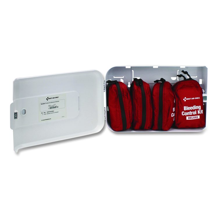 SmartCompliance Complete Bleeding Control Station - Deluxe Pro, 64 Pieces, Plastic Case