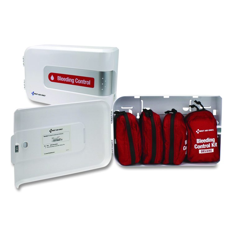SmartCompliance Complete Bleeding Control Station - Deluxe Pro, 64 Pieces, Plastic Case