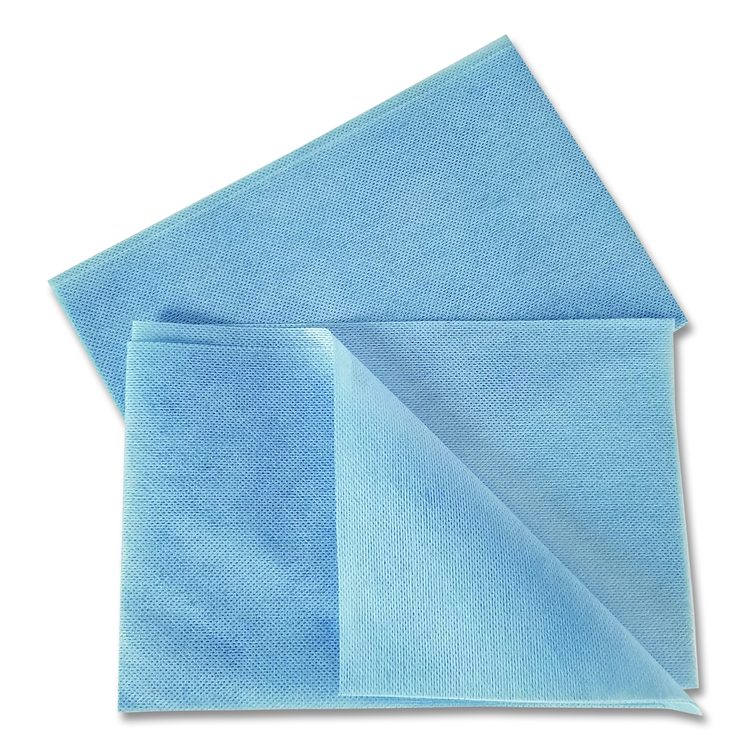 Deluxe Foodservice Wiper, 1-Ply, 13 x 21, Blue, 150/Carton
