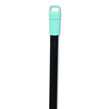 Lobby Dust Pan Broom, 36.86" Length, Black/Blue, 12/Carton