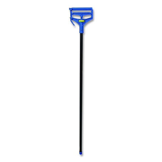 Speed Change Mop Handle, 61.25", Blue/Black, 12/Carton
