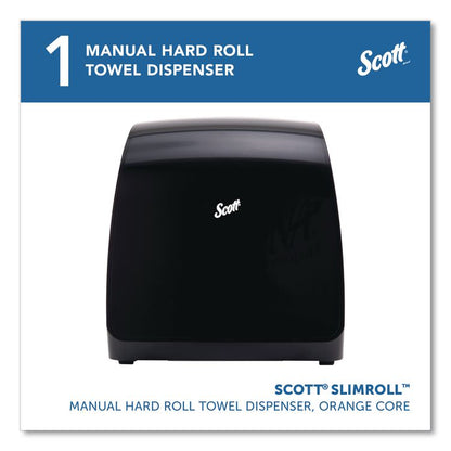 Slimroll Manual Towel Dispenser, 12.65 x 13.02 x 7.18, Black