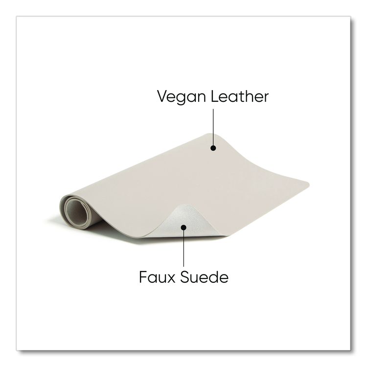 Vegan Leather Desk Pads, 31.5" x 15.7", Sandstone