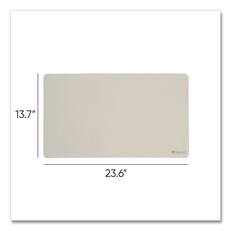 Vegan Leather Desk Pads, 23.6" x 13.7", Sandstone