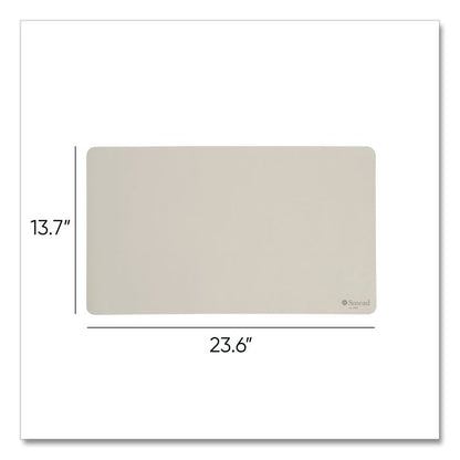 Vegan Leather Desk Pads, 23.6" x 13.7", Sandstone