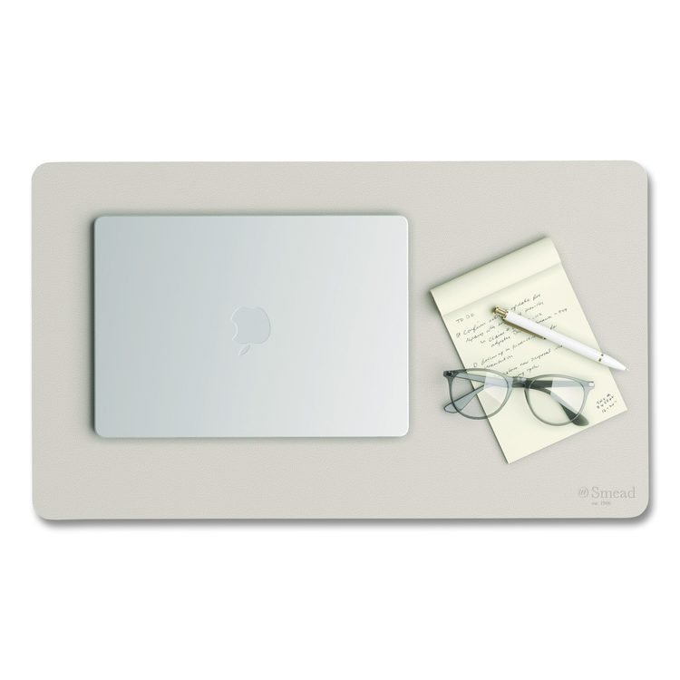 Vegan Leather Desk Pads, 23.6" x 13.7", Sandstone
