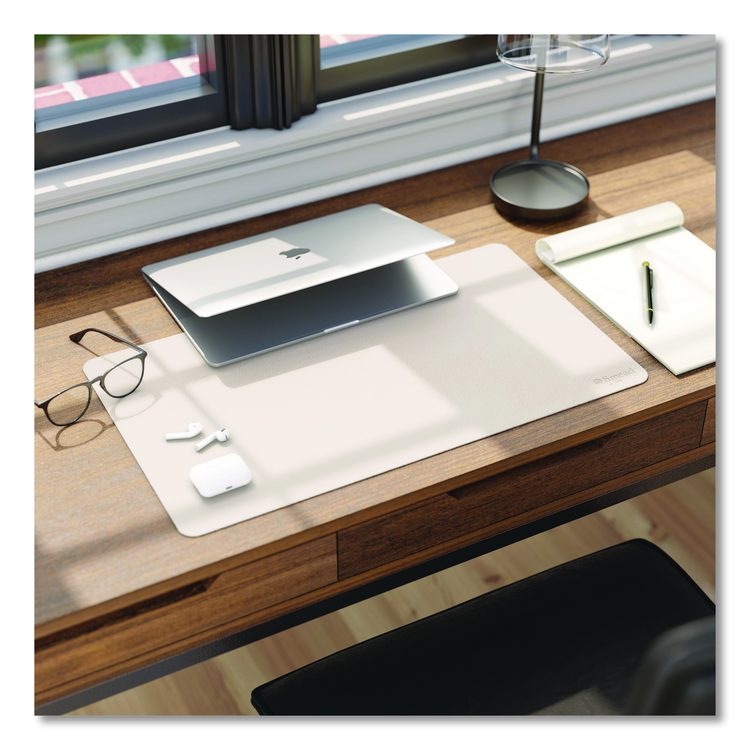 Vegan Leather Desk Pads, 23.6" x 13.7", Sandstone
