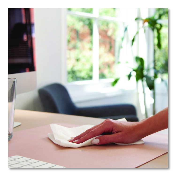 Vegan Leather Desk Pads, 23.6" x 13.7", Light Pink