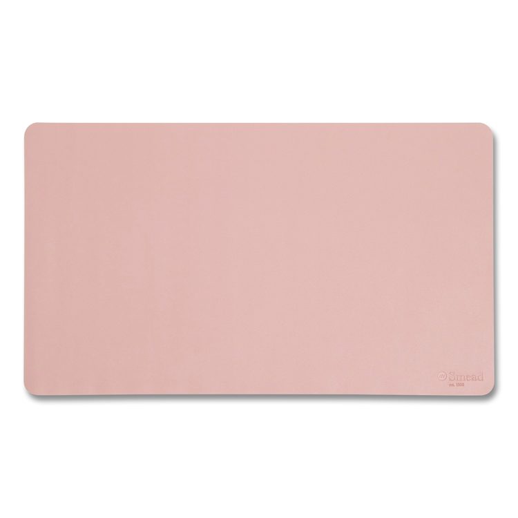 Vegan Leather Desk Pads, 23.6" x 13.7", Light Pink