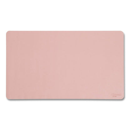 Vegan Leather Desk Pads, 23.6" x 13.7", Light Pink