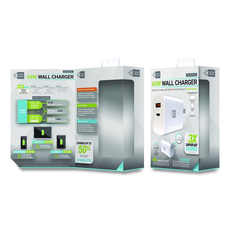Wall Charger, 60 W, White