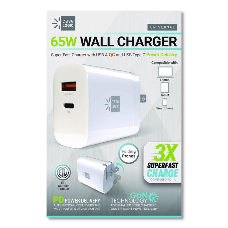 Wall Charger, 60 W, White