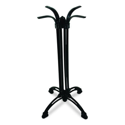 Topalit Tables, Square, 32 x 32 x 42, Washington Pine Top, Black Aluminum Base/Legs