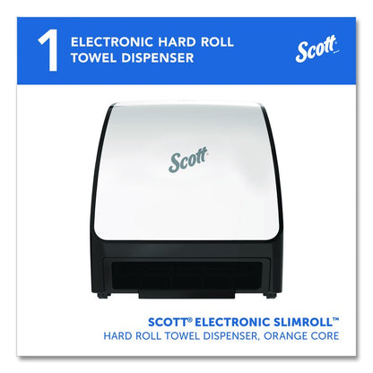 Slimroll Electronic Towel Dispenser, 12.35 x 7.25 x 11.8, White/Black
