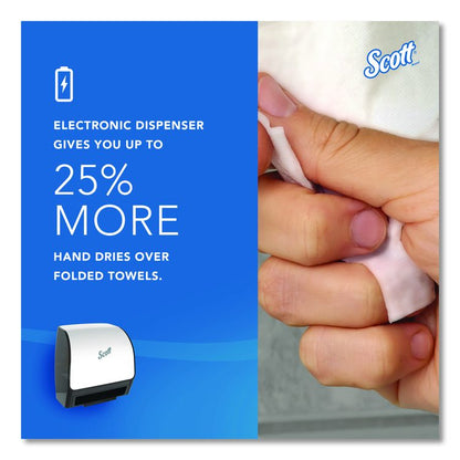 Slimroll Electronic Towel Dispenser, 12.35 x 7.25 x 11.8, White/Black