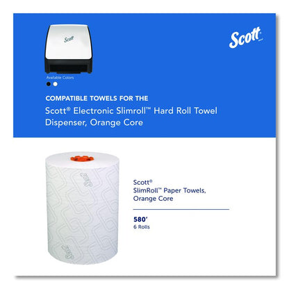 Slimroll Electronic Towel Dispenser, 12.35 x 7.25 x 11.8, White/Black