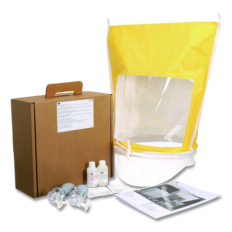 Qualitative Respirator Fit and Sensitivity Test Kit, Includes Sweet-Taste Testing Solutions
