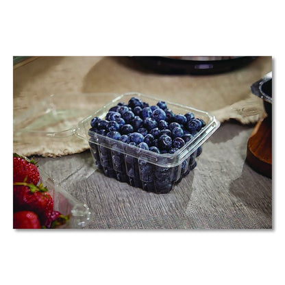 Blueberry Modular Clamshell, 32 oz, 7.25 x 7.5 x 3.06, Clear, Plastic, 180/Carton