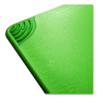 Saf-T-Grip Cutting Board, 24 x 18 x 0.5, Green