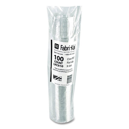Kal-Clear/Nexclear Drink Cup Lids, X-Style Straw Slot/Flavor Buttons, Fits 9 oz to 10 oz Cold Cups, Plastic, Clear, 2,500/CT