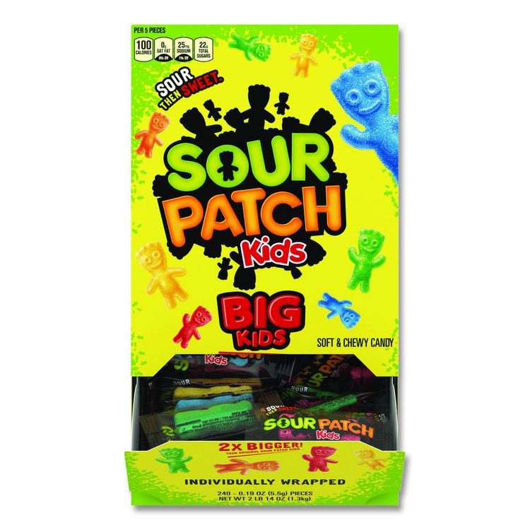 Fruit Flavored Candy, Grab-and-Go, 240 Pieces/Box