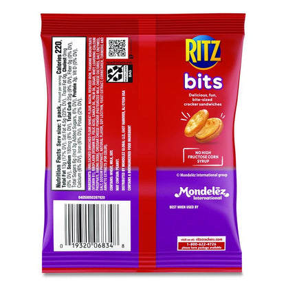 Ritz Bits, Cheese, 1.5 oz Packs, 60/Carton