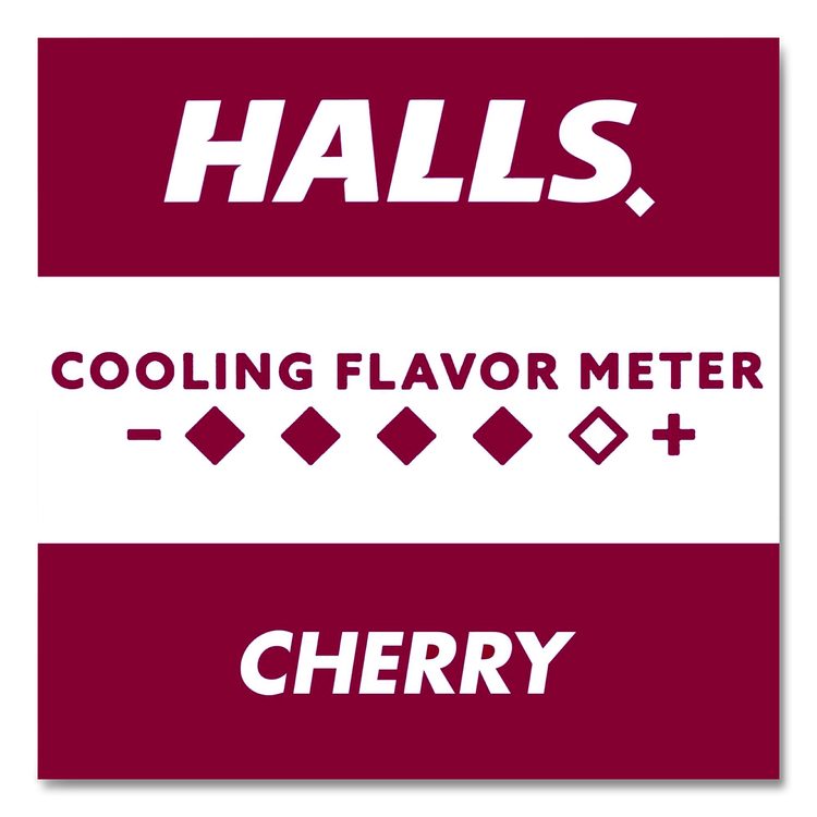 Triple Action Cough Drops, Cherry, 30/Bag, 12 Bags/Box