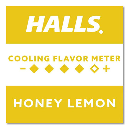 Triple Action Cough Drops, Honey-Lemon, 30/Bag, 12 Bags/Box