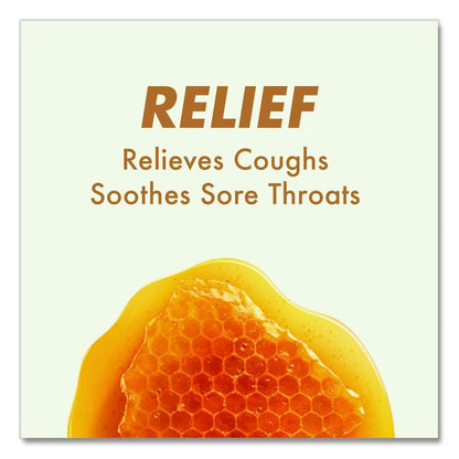 Triple Action Cough Drops, Honey-Lemon, 30/Bag, 12 Bags/Box
