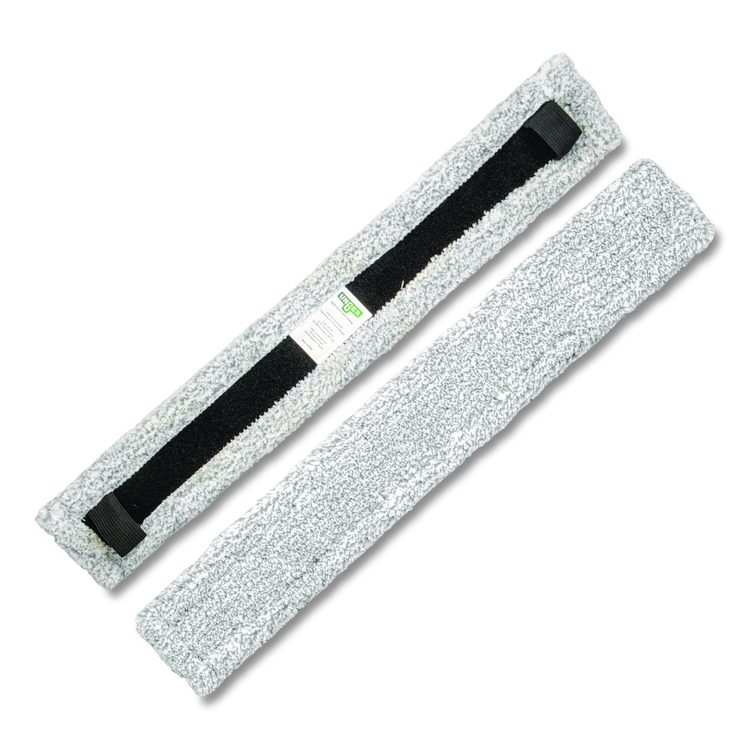 VisaVersa Pro Microfiber Replacement Pad, 14", Light Gray, 10/Carton