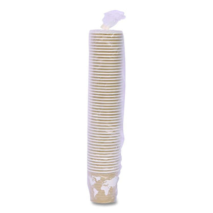 WorldArt Hot Cups, 4 oz, Paper, Tan, 1,000/Carton